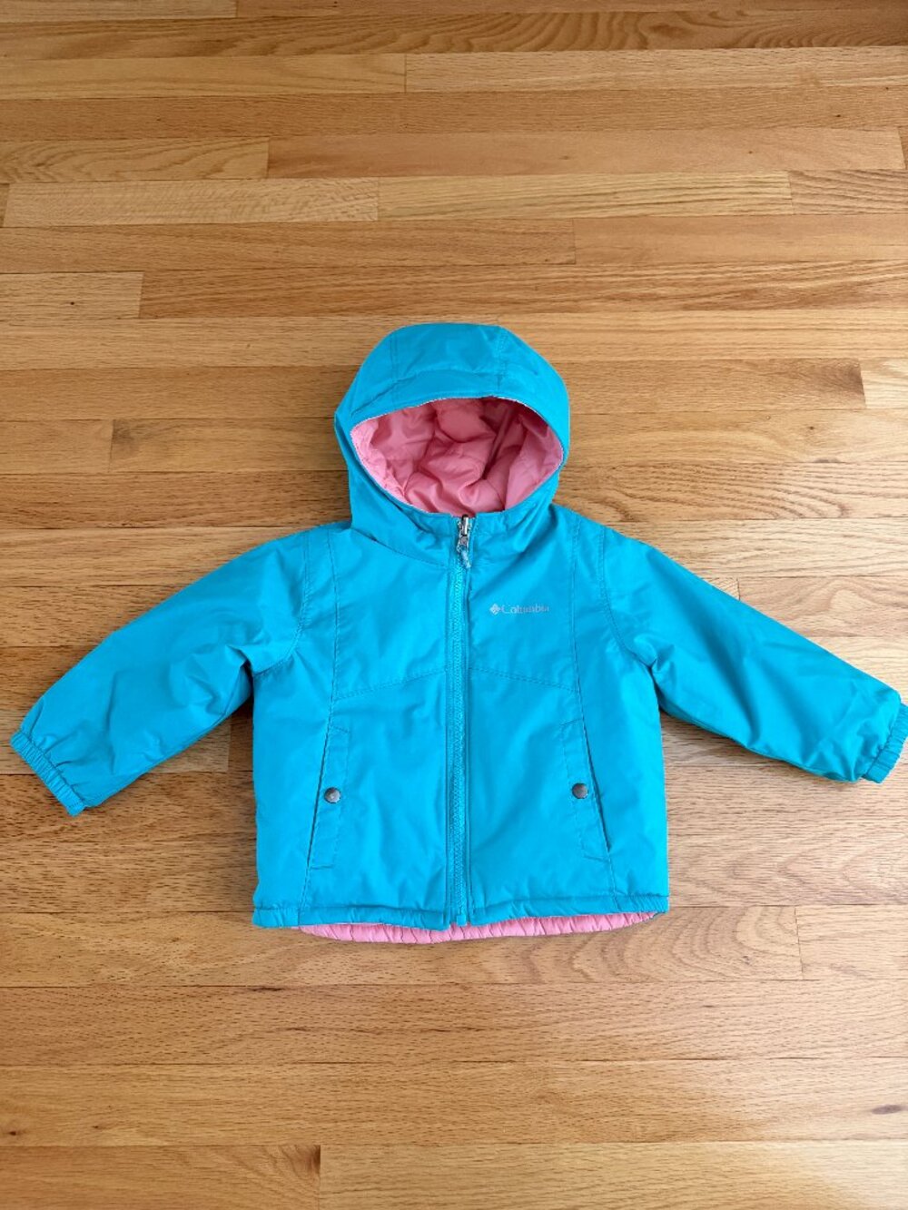 Columbia Reversible Toddler Girls Coat Size 2T